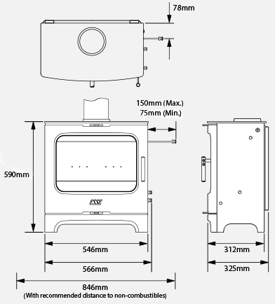 ESSE 175F Wood Burning Stove